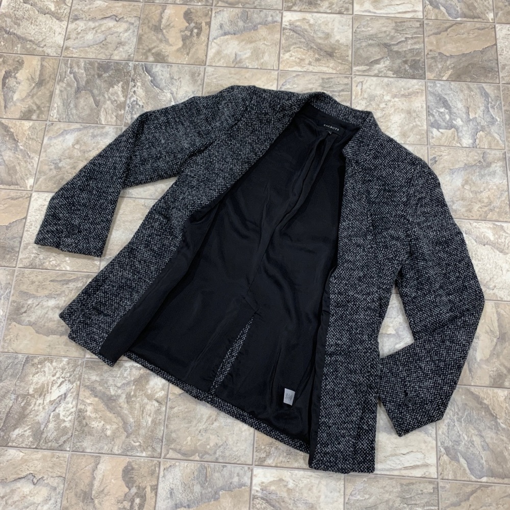 Talbots Herringbone Wool Blend Jacket - image 5